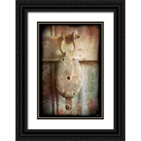 Block and Tackle III Black Ornate Wood Framed Art Print with Double Matting by Butler, John