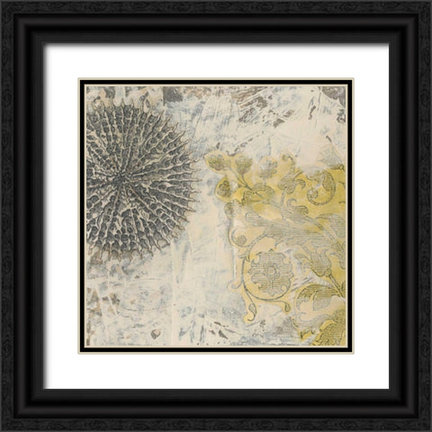 Coastal Cameo IX Black Ornate Wood Framed Art Print with Double Matting by Vess, June Erica