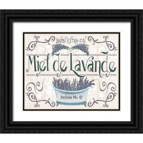 Vintage Soap Design I Black Ornate Wood Framed Art Print with Double Matting by Popp, Grace