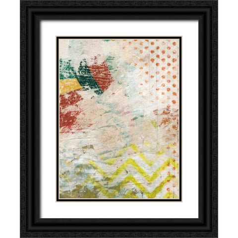 Signboard Signals I Black Ornate Wood Framed Art Print with Double Matting by Vess, June Erica