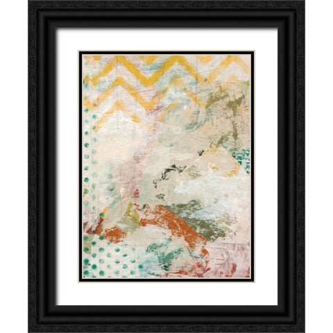 Signboard Signals II Black Ornate Wood Framed Art Print with Double Matting by Vess, June Erica