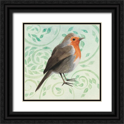 Little Bird II Black Ornate Wood Framed Art Print with Double Matting by Popp, Grace