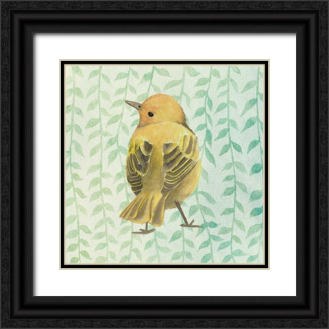 Little Bird IV Black Ornate Wood Framed Art Print with Double Matting by Popp, Grace