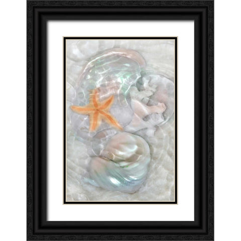 Underwater Light Waves VI Black Ornate Wood Framed Art Print with Double Matting by Robertson, Leda