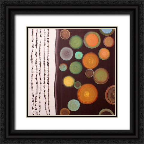 Balance I Black Ornate Wood Framed Art Print with Double Matting by Orlov, Irena