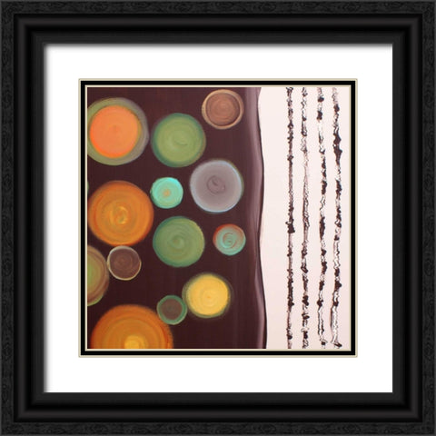 Balance II Black Ornate Wood Framed Art Print with Double Matting by Orlov, Irena