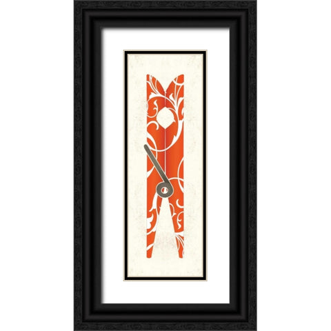 Pinned I 2-Up Black Ornate Wood Framed Art Print with Double Matting by Pied Piper Creative