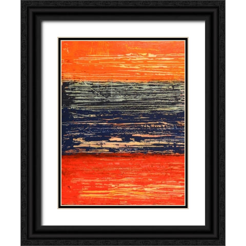 Electric Morning I Black Ornate Wood Framed Art Print with Double Matting by Avondet, Natalie