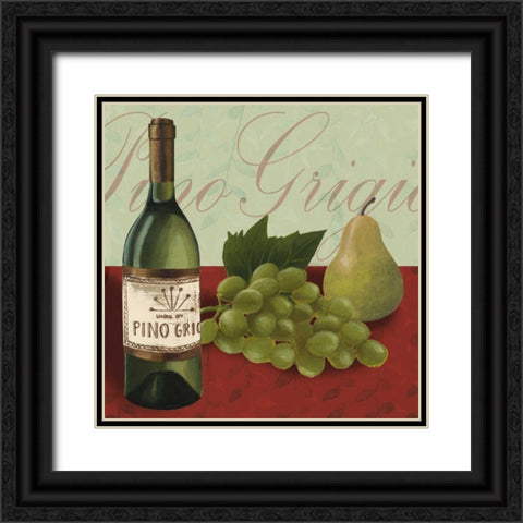 Wine Country I Black Ornate Wood Framed Art Print with Double Matting by Popp, Grace