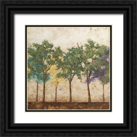 Arbor Discourse I Black Ornate Wood Framed Art Print with Double Matting by Meagher, Megan