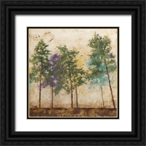 Arbor Discourse II Black Ornate Wood Framed Art Print with Double Matting by Meagher, Megan