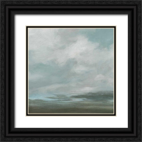 Cloud Mist II Black Ornate Wood Framed Art Print with Double Matting by Harper, Ethan