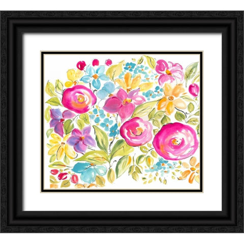 Abundance I Black Ornate Wood Framed Art Print with Double Matting by Minasian, Julia