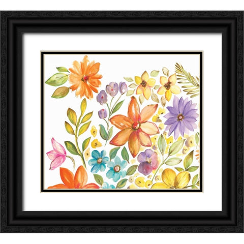 Abundance II Black Ornate Wood Framed Art Print with Double Matting by Minasian, Julia