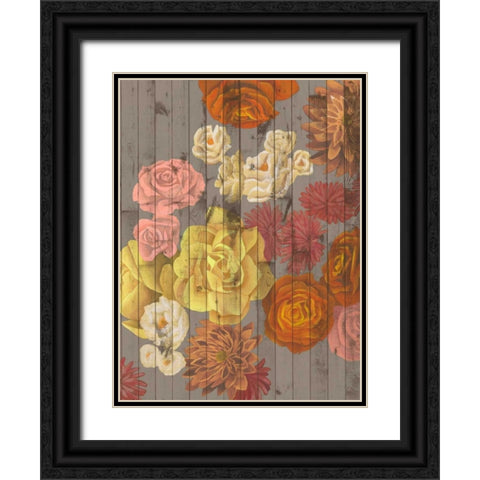 Danza del Sol II Black Ornate Wood Framed Art Print with Double Matting by Popp, Grace