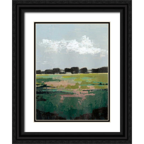 Glowing Pasture I Black Ornate Wood Framed Art Print with Double Matting by Popp, Grace