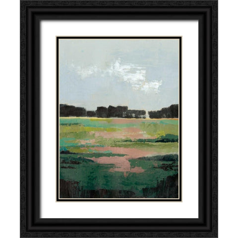 Glowing Pasture II Black Ornate Wood Framed Art Print with Double Matting by Popp, Grace