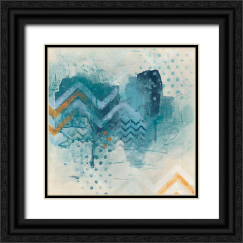 Watershed II Black Ornate Wood Framed Art Print with Double Matting by Vess, June Erica