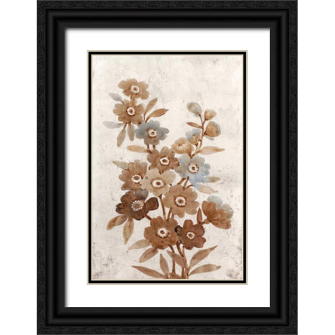 Wildflower Branch I Black Ornate Wood Framed Art Print with Double Matting by OToole, Tim