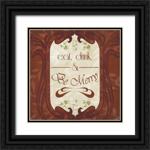 Inspired Wine VI Black Ornate Wood Framed Art Print with Double Matting by Vision Studio