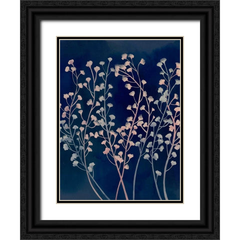 Midnight Haze I Black Ornate Wood Framed Art Print with Double Matting by Popp, Grace