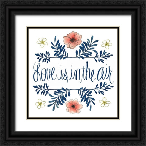 Flowers by Grace I Black Ornate Wood Framed Art Print with Double Matting by Popp, Grace