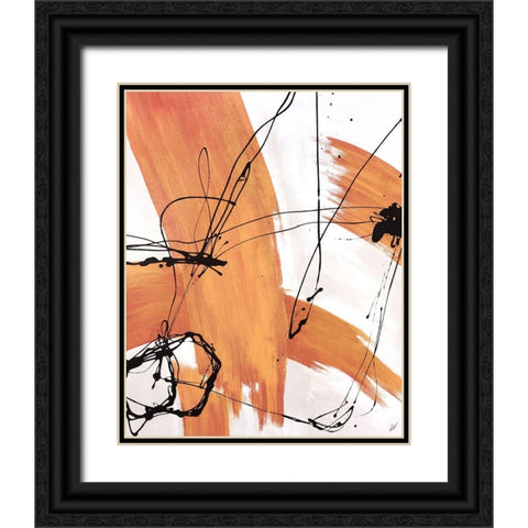 Adaptation Black Ornate Wood Framed Art Print with Double Matting by Schicker, Joshua