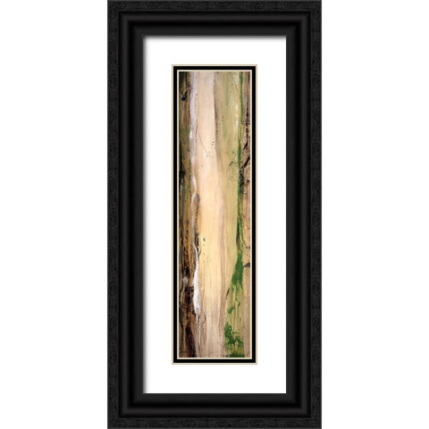 Analogous II Black Ornate Wood Framed Art Print with Double Matting by Taylor, Kari