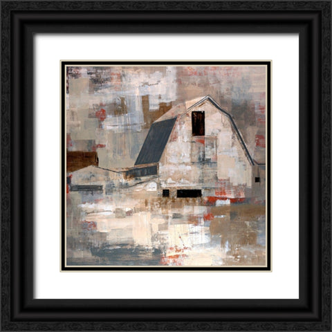 Early Americana Black Ornate Wood Framed Art Print with Double Matting by Henry, Alexys