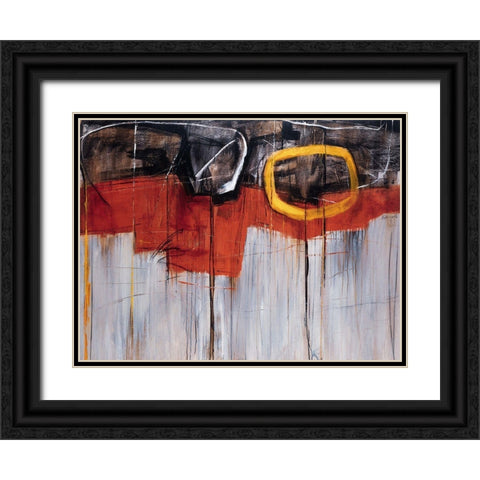 Golden Rule Black Ornate Wood Framed Art Print with Double Matting by Edmunds, Sydney