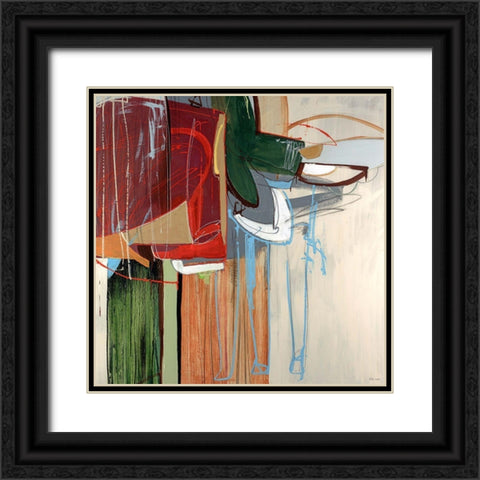 Kink Black Ornate Wood Framed Art Print with Double Matting by Edmunds, Sydney