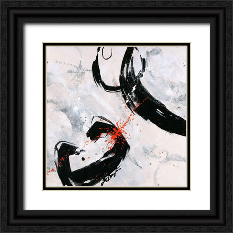 Mantra II Black Ornate Wood Framed Art Print with Double Matting by Douglass, Farrell