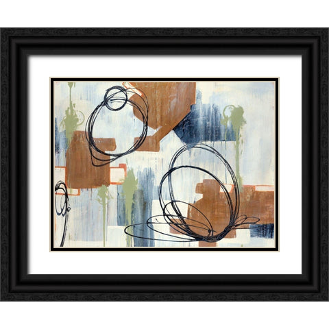Verse VI Black Ornate Wood Framed Art Print with Double Matting by Schicker, Joshua