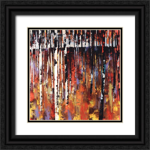 Into The Woods Again Black Ornate Wood Framed Art Print with Double Matting by Edmunds, Sydney