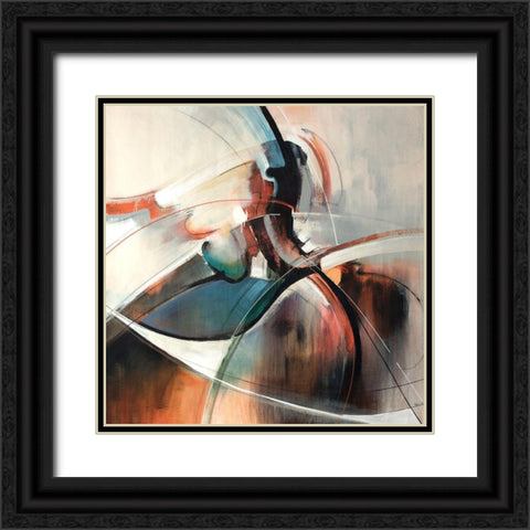 Mixture Black Ornate Wood Framed Art Print with Double Matting by Edmunds, Sydney