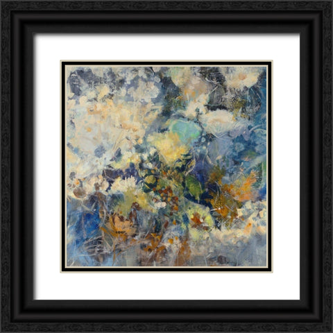 Russian Floral Black Ornate Wood Framed Art Print with Double Matting by Maas, Jodi
