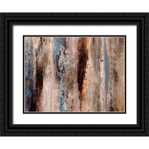 Sediment Rocks Black Ornate Wood Framed Art Print with Double Matting by Henry, Alexys