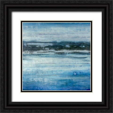 Aquatic Life Black Ornate Wood Framed Art Print with Double Matting by Schicker, Joshua