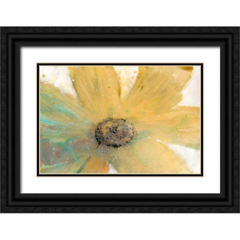Floral Spirit II Black Ornate Wood Framed Art Print with Double Matting by OToole, Tim