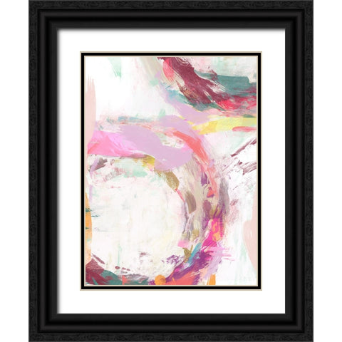 Radiant Festival II Black Ornate Wood Framed Art Print with Double Matting by Studio W