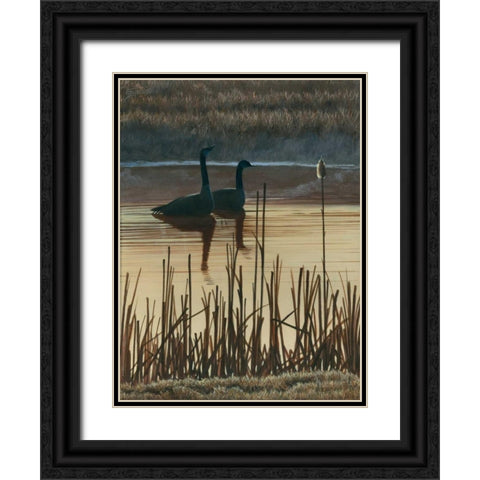 First Light I Black Ornate Wood Framed Art Print with Double Matting by Szatkowski, Fred