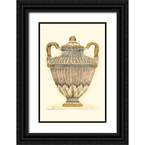 Dusty Urn Sketch I Black Ornate Wood Framed Art Print with Double Matting by Goldberger, Jennifer