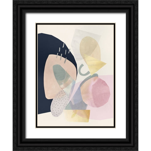 Sorbet I Black Ornate Wood Framed Art Print with Double Matting by Borges, Victoria