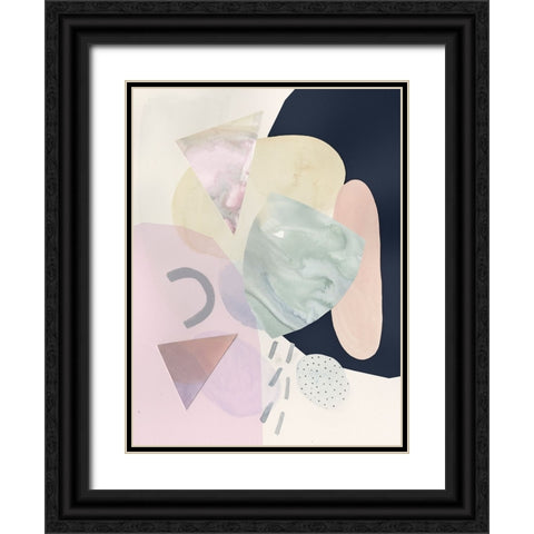 Sorbet II Black Ornate Wood Framed Art Print with Double Matting by Borges, Victoria