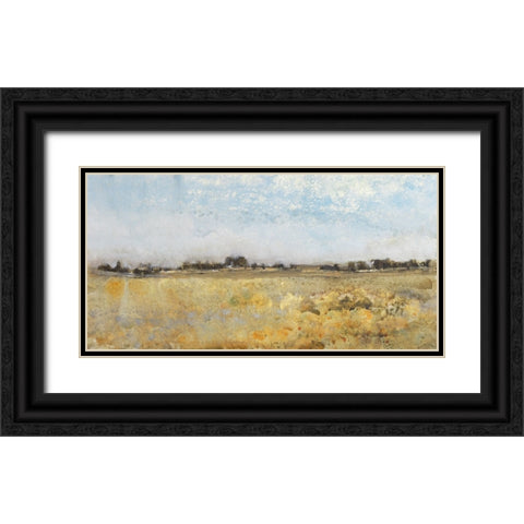 Harvest Field I Black Ornate Wood Framed Art Print with Double Matting by OToole, Tim