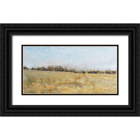 Harvest Field II Black Ornate Wood Framed Art Print with Double Matting by OToole, Tim