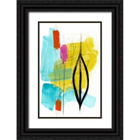 Fringe Aspect I Black Ornate Wood Framed Art Print with Double Matting by Vess, June Erica