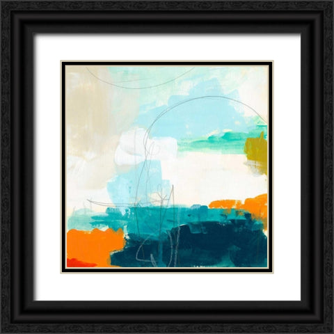 Atmospheric VII Black Ornate Wood Framed Art Print with Double Matting by Vess, June Erica