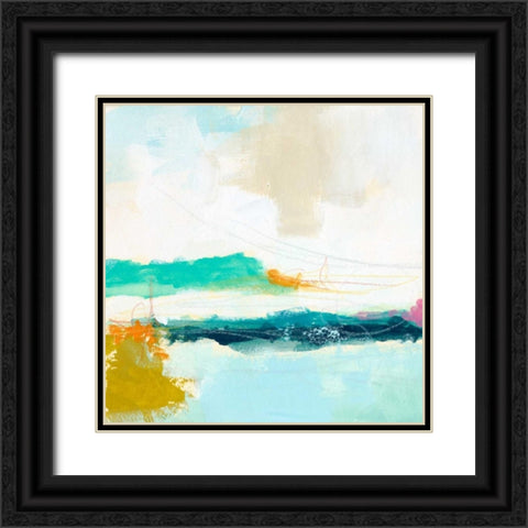 Atmospheric IX Black Ornate Wood Framed Art Print with Double Matting by Vess, June Erica