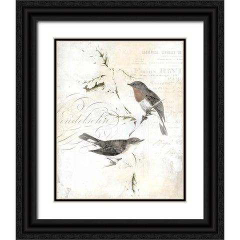 Rustic Gould III Black Ornate Wood Framed Art Print with Double Matting by Studio W
